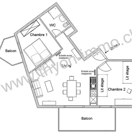 Appartement Immeuble La Foret *